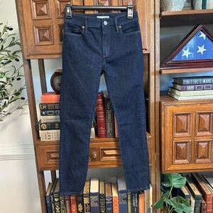 LOFT Modern High Waist Skinny Ankle Jeans